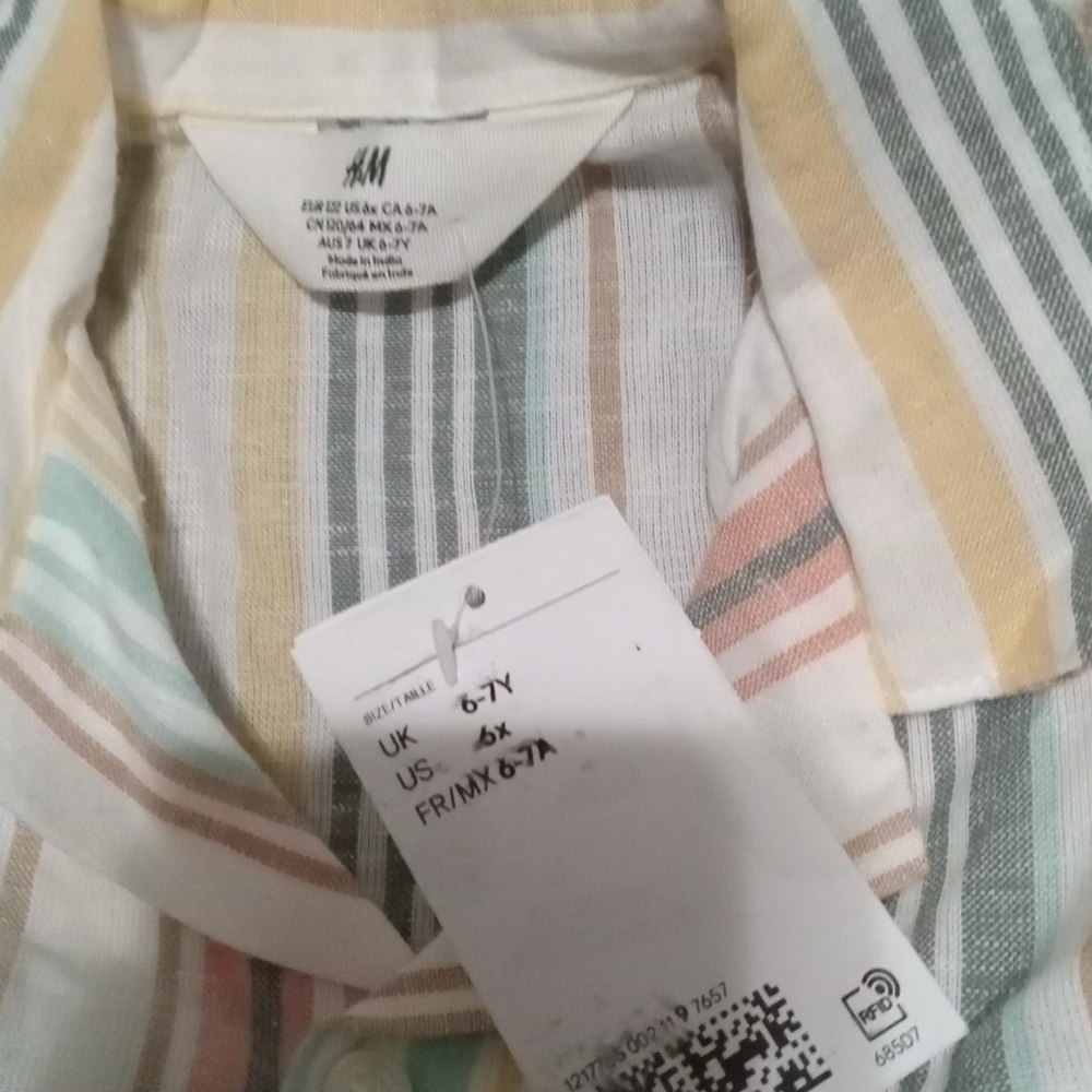 H&M Multicolor Striped Shirt